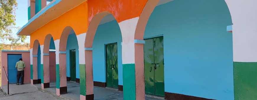 निमड़ा सरकारी विद्यालय में समय से पहले दी जा रही है छुट्टी