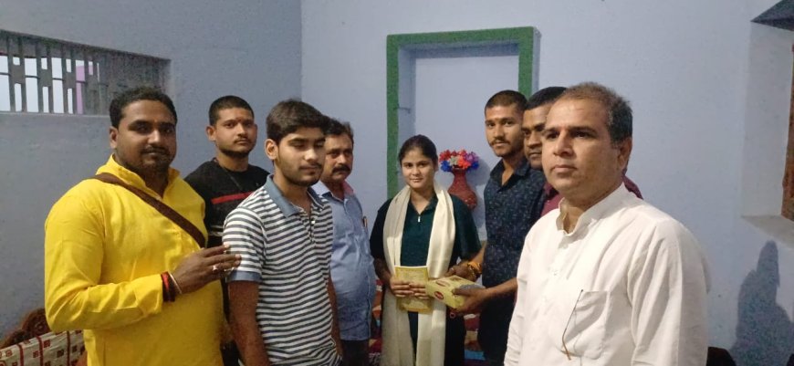अंतरा खुशी ने कॉमर्स संकाय राज्य में दूसरे स्थान प्राप्त कर औरंगाबाद जिले का नाम किया रोशन