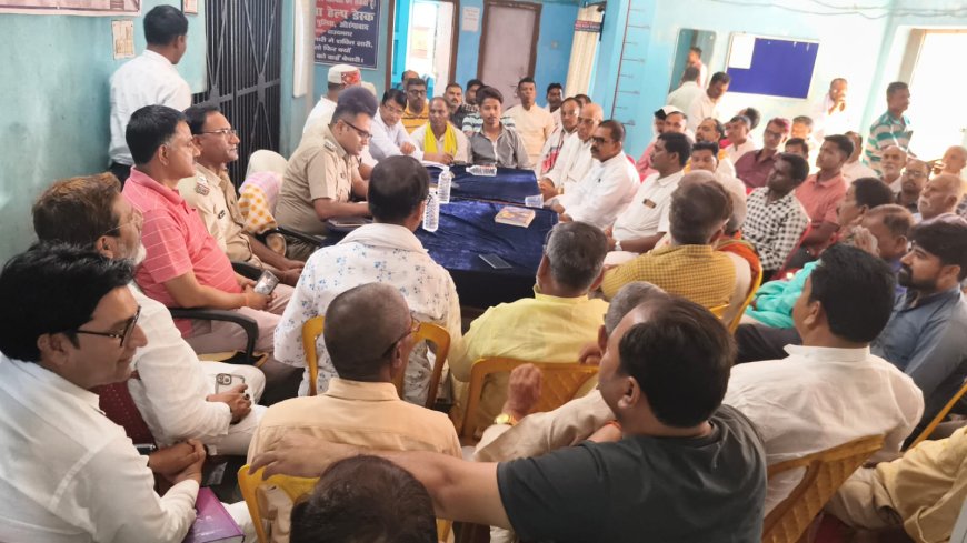 शांतिपूर्ण व सौहार्दपूर्ण वातावरण में मनाये ईद एंव रामनवमी नहीं बजेगा डीजे