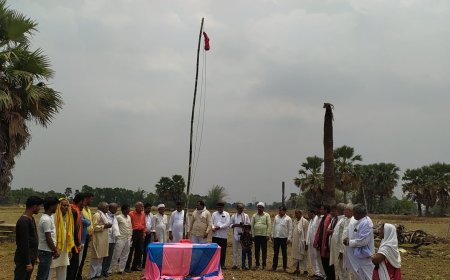 रफीगंज के ओड़ि़याचक में मजदूर दिवस समारोह का किया गया आयोजन