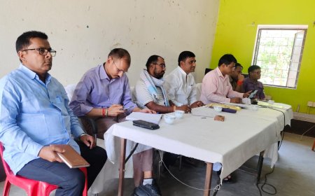 प्रखंड बीस सूत्री की बैठक संपन्न, राजस्व , कृषि व ड्रग्स का मामला छाया रहा.