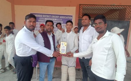 भोजपुर आरा की टीम ने रोहतास को 7 विकेट से किया पराजित
