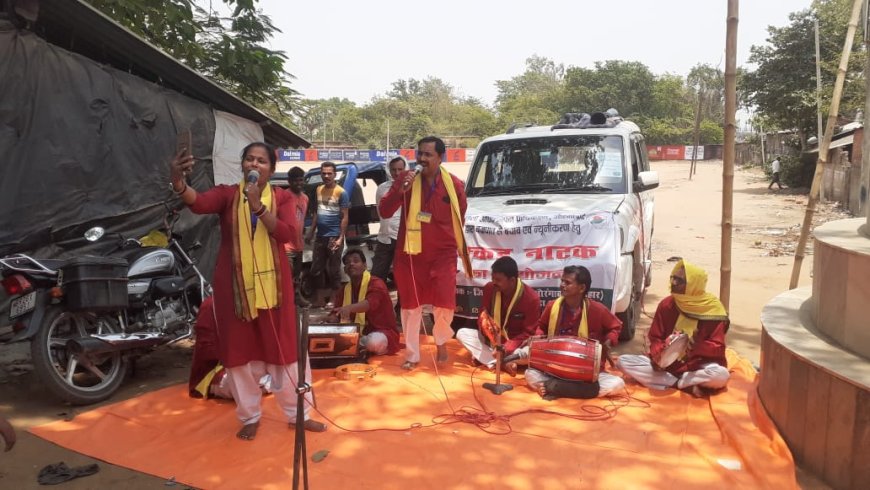 बज्रपात को हसपुरा पंचायत में नुक्कड़