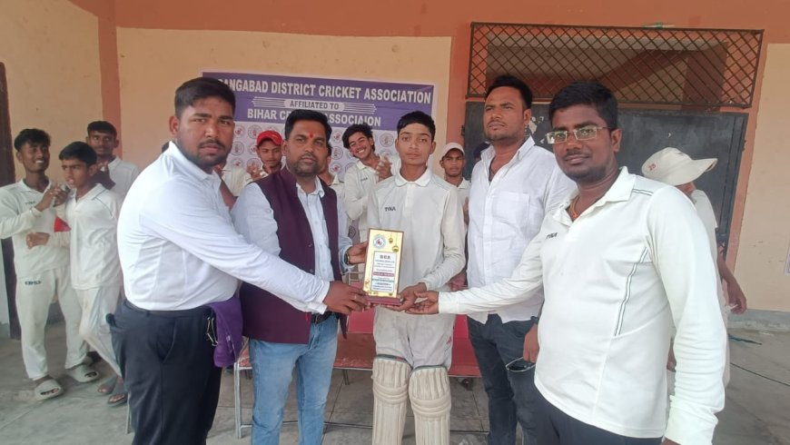भोजपुर आरा की टीम ने रोहतास को 7 विकेट से किया पराजित