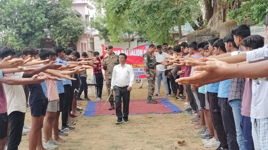 एनसीसी कैडेट के लिए शारीरिक व लिखित परीक्षा का हुआ आयोजन.