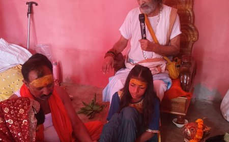 मंदिर में मातारानी की मूर्ति की प्राण प्रतिष्ठा