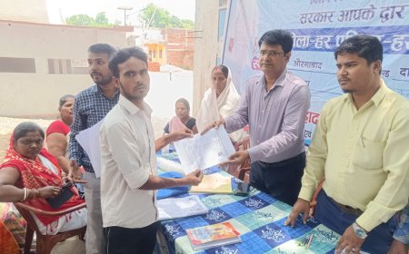 छह पंचायतों में लगाया गया विशेष विकास शिविर