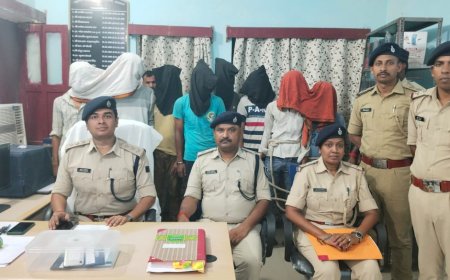 चोर गिरोह का पर्दाफाश,आठ चोर धराया