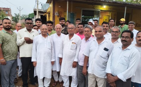 ब्रज धाम कॉलोनी में काराकाट सांसद का किया गया स्वागत.