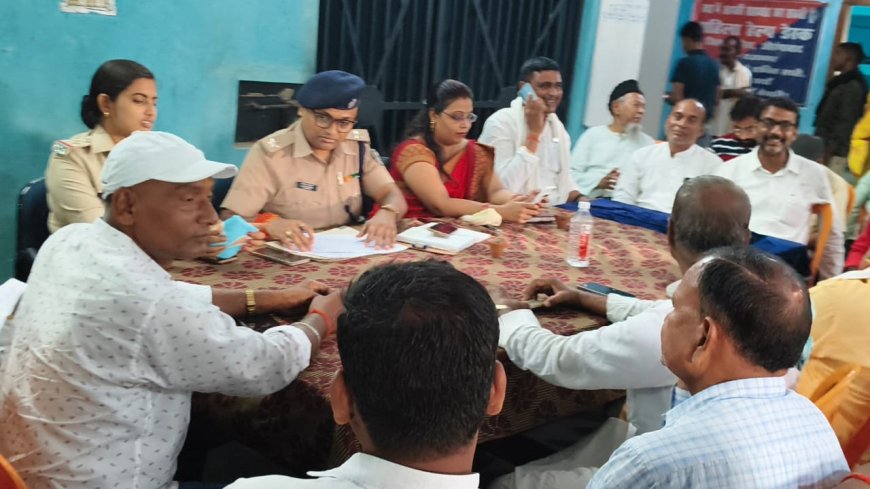 शांति व सौहार्दपूर्ण वातावरण में मनाये बकरीद -थानाध्यक्ष