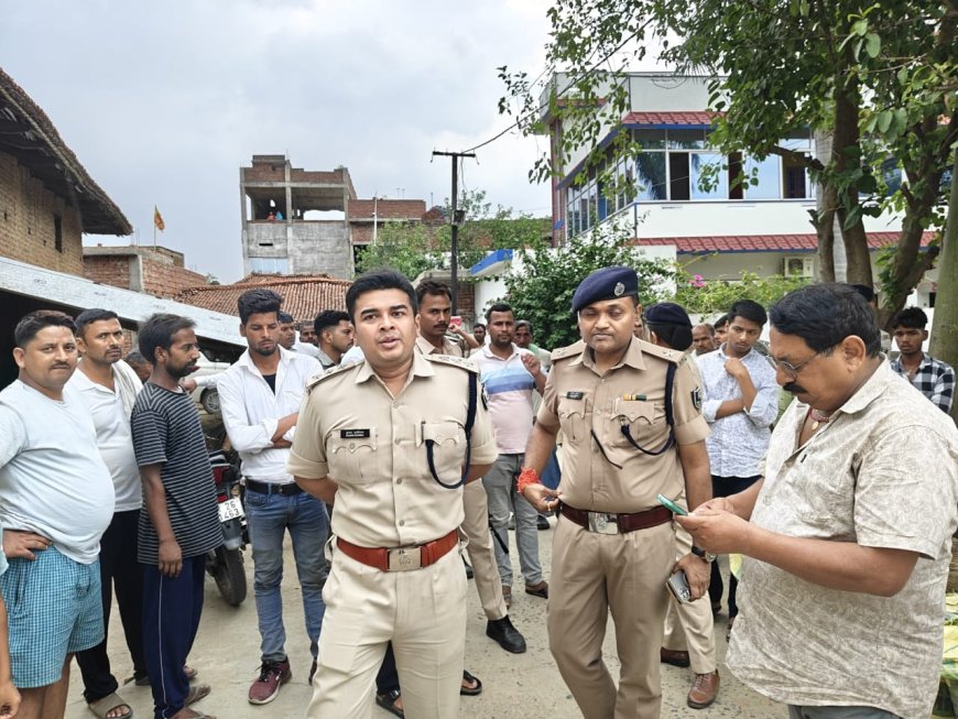 नाली निर्माण को लेकर हुई विवाद में किया गया गोलीबारी, एक जख्मी.